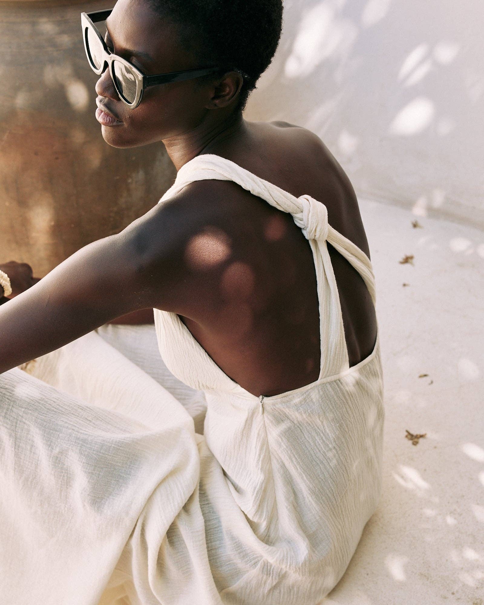 Bruna - Wholesale Dress - Women's - Roxi Ivory Dress · Beach ·2