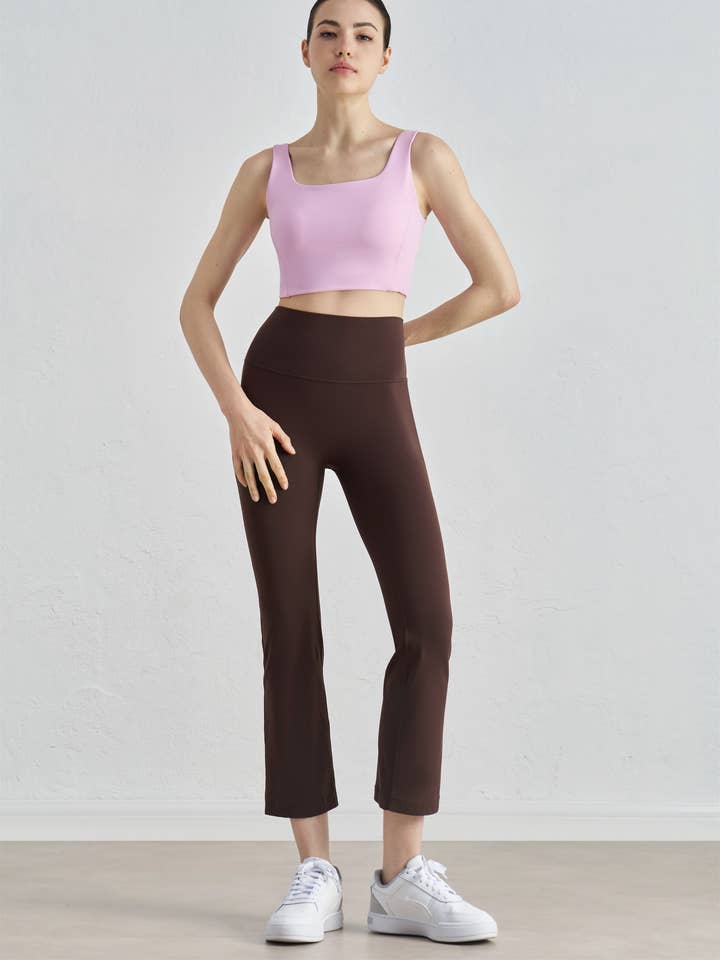 91thelabel - Vente Pantalon de sport – femme - Pantalon de yoga Zinnia Lycra® avec évasement à la cheville18