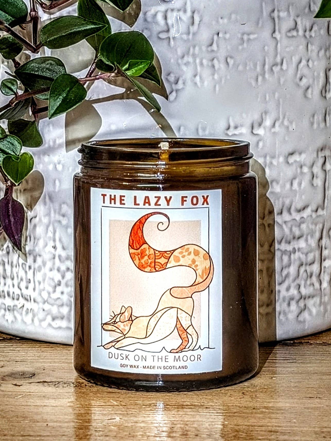 The Lazy Fox – wholesale Jar/filled candle – Dusk On The Moor Soy Wax Candle1