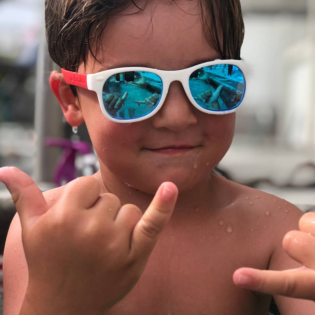 Roshambo Eyewear - Vente Lunettes de soleil – enfant - Lunettes de soleil rouge-blanc-bleu du 4 juillet9