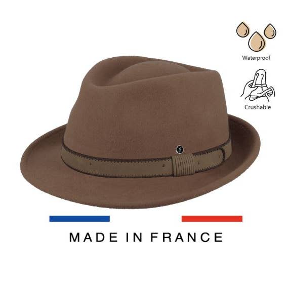 FIELTRO DE LANA APLASTABLE IMPERMEABLE HECHO EN FRANCIA - 1H47CU10 para venta al por mayor de FLECHET