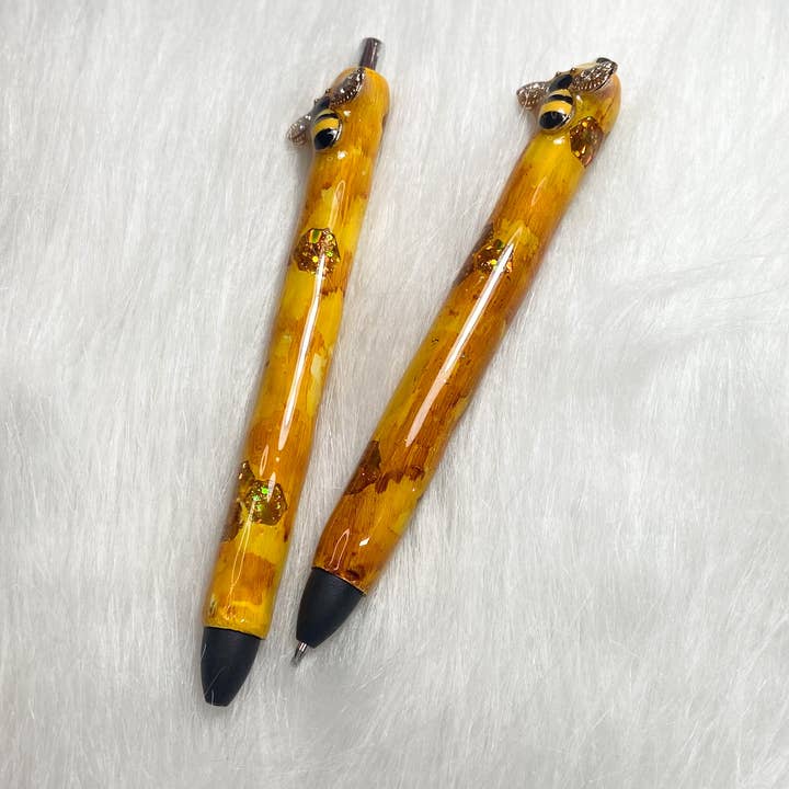 KraftzbyKenzie - Wholesale Pen - Bee Pen | Honey Comb | Glitter Pens | BumbleBee- HoneyDrip6
