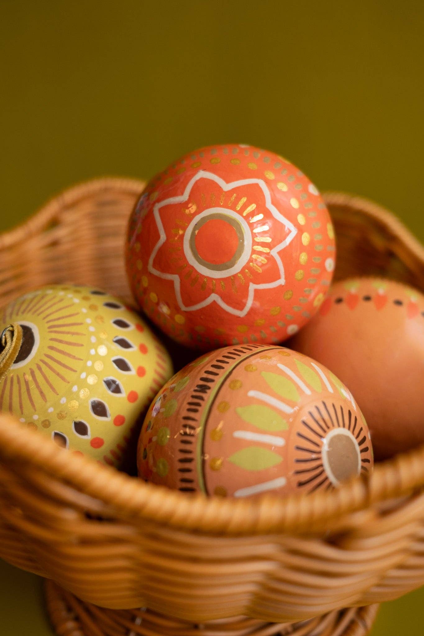 East End Press – wholesale Ornament set – UK/EU: Yuletide Gold Bauble Bag - Set of Three4