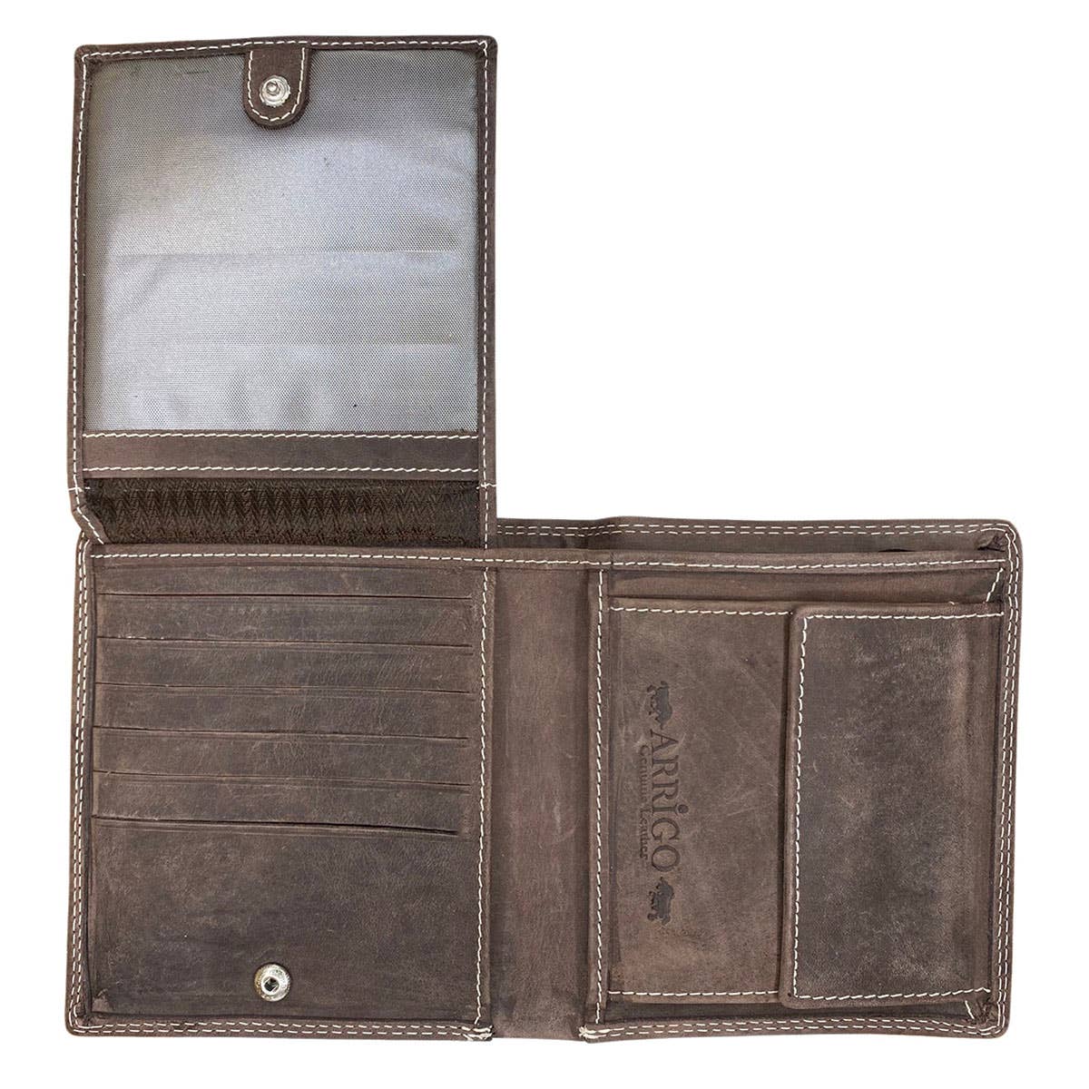 Arrigo - Wholesale Wallet - Men's - Wallet Men Billfold Model - Buffalo Leather - 3 Colours8