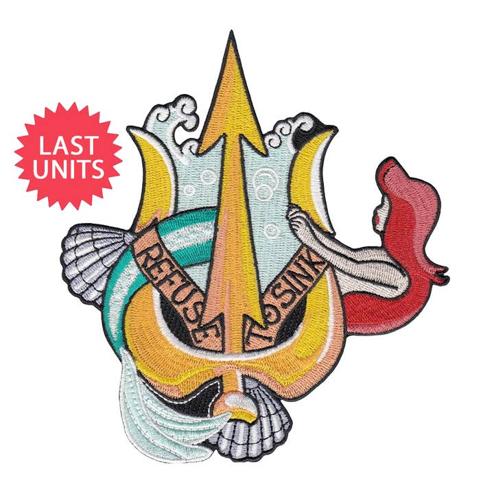 Sjöjungfru och trident vägrar att sjunka lapp av La Barbuda för wholesale av La Barbuda - No U.S. custom fees