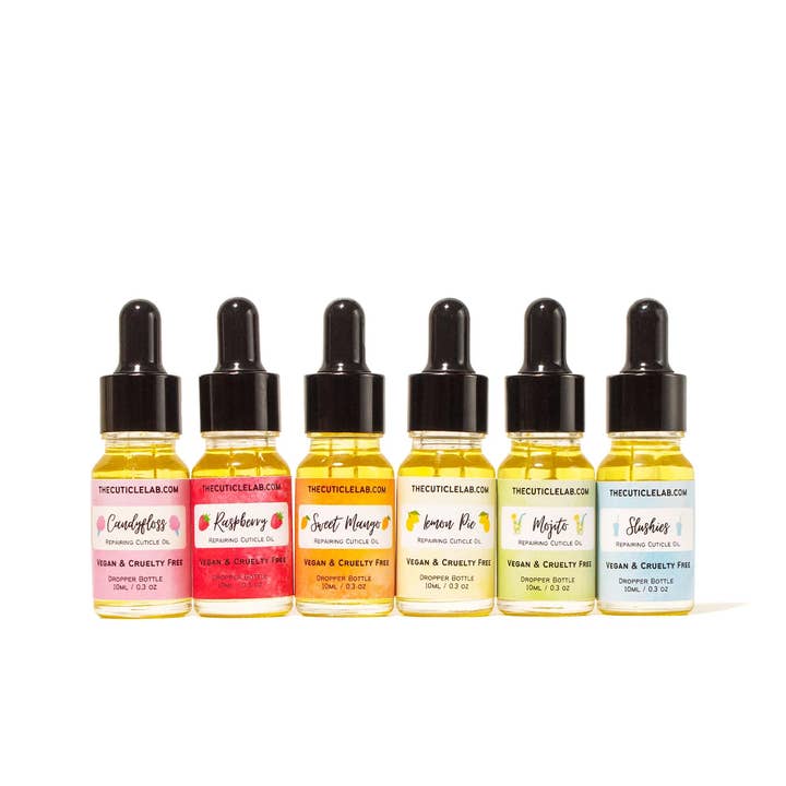 The Cuticle LAB - Wholesale Cuticle Oil - Cuticle Oil 10ml mini Dropper Bottle Handmade Vegan Organic