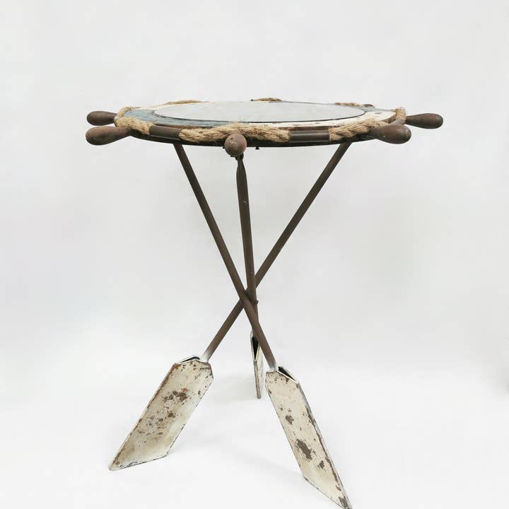 Peterson Housewares & Artwares - Wholesale Side Table - Wood and Metal End Table2