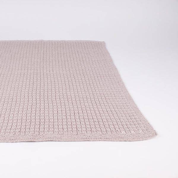 Wool Couture Company – Artigos de tricô/crochê por atacado – Kit de tricô para cobertor de bebê waffle4