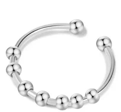 FIERCE ONE - Wholesale Band/Stacked Ring - Anxiety Ring - fully adjustable2