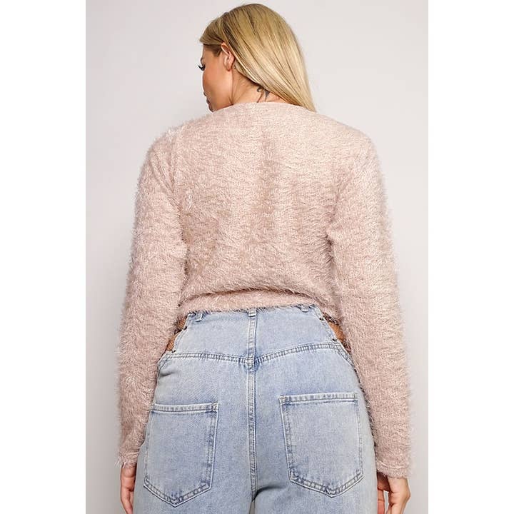 CEFIAN FASHION - Wholesale Cardigan – Women’s - LUXE SOPHIE WARM AND FUZZY CARDIGAN TOP8