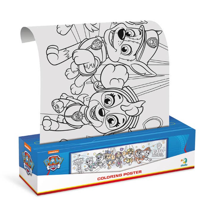 Coloring Poster For Toddlers & Kids Paw Patrol for wholesale by DoDo Brand