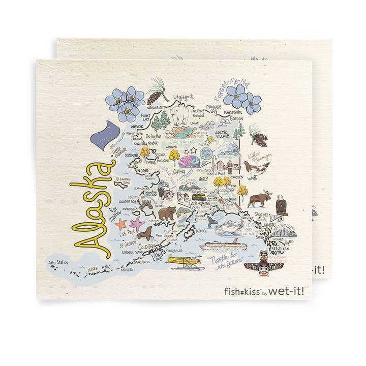 Fishkiss Alaska Swedish Cloth for wholesale by Wet-it!