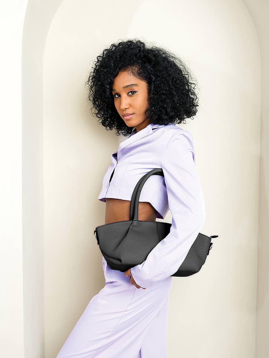 Jen & Co. - Wholesale Crossbody Bag - Women's - M2673 Karen Dual Handle Baguette Bag7