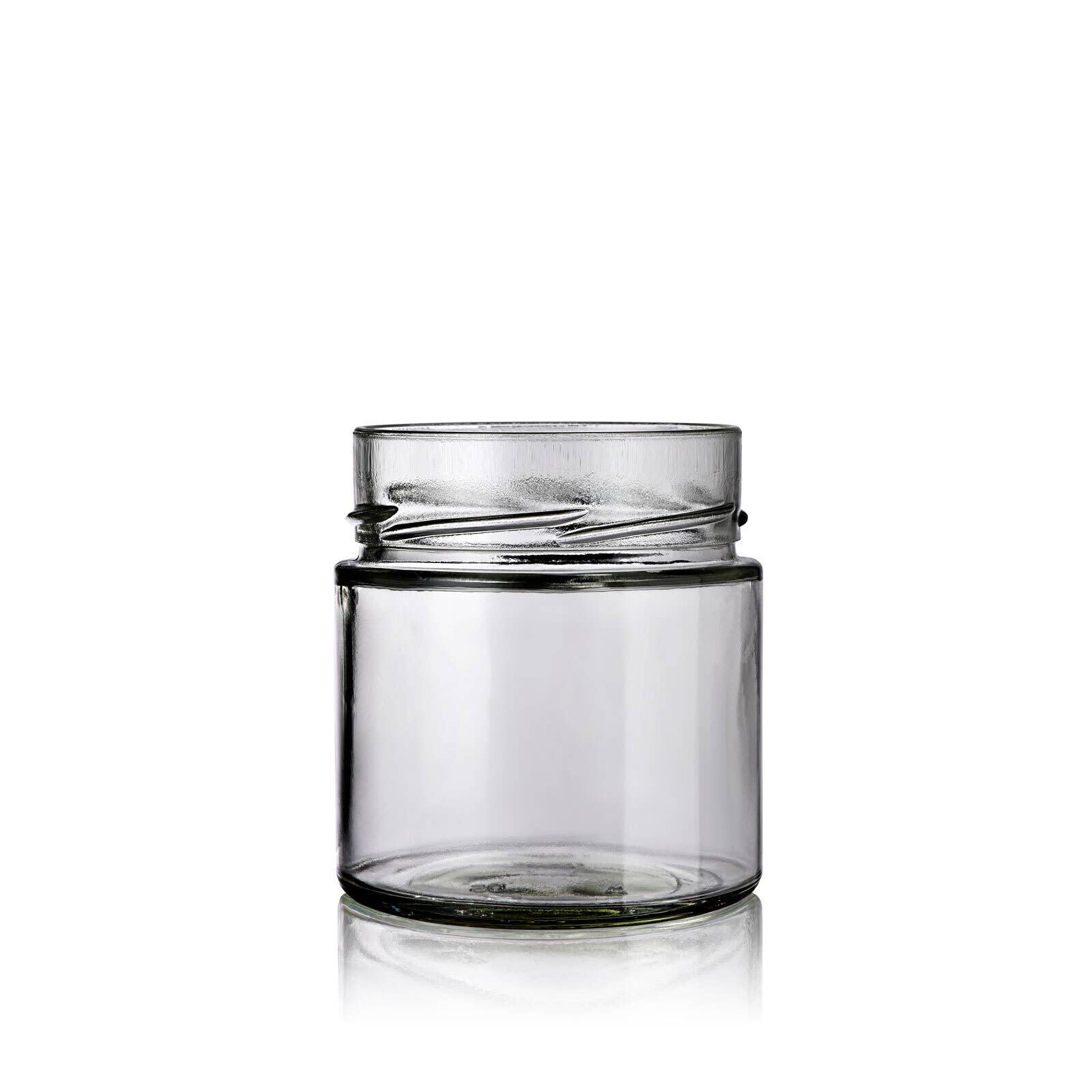 Little Pots - Wholesale Jar - 212ml Muscadin glass jar with high skirt lid2