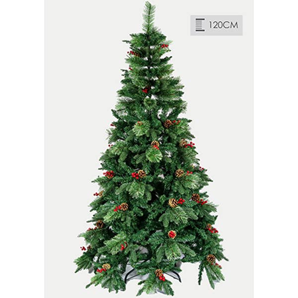 Arco Iris - Wholesale Artificial Christmas Tree - Natural Green Tree with Red Berries