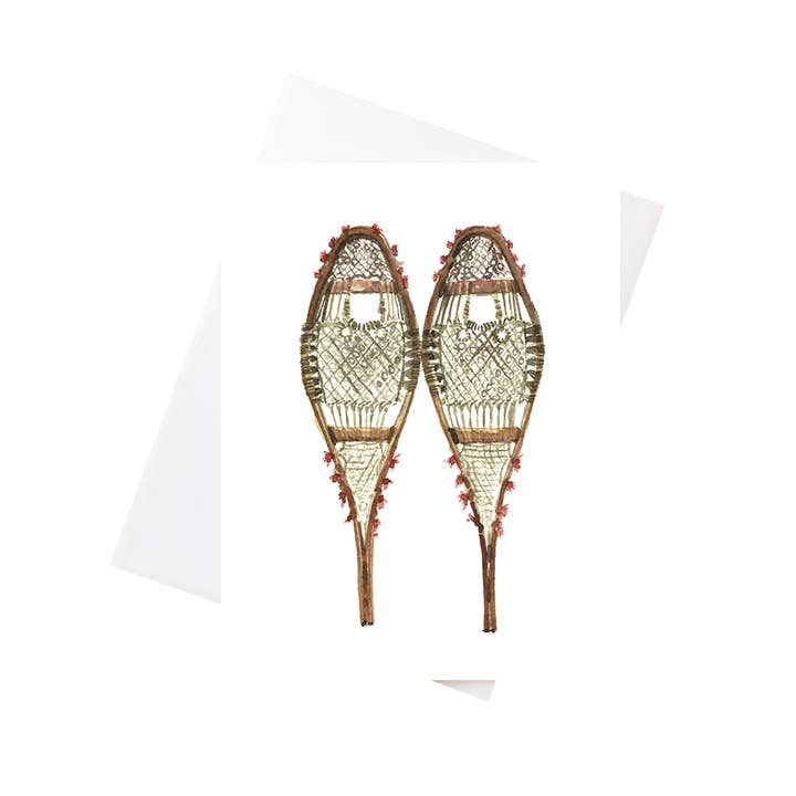 NKFA - Wholesale Everyday Greeting Card - Snowshoes