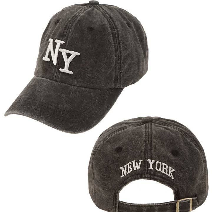 anbfashion - Wholesale Baseball Cap - Women's - NY EMBROIDERY PIGMENT CAP CH52490