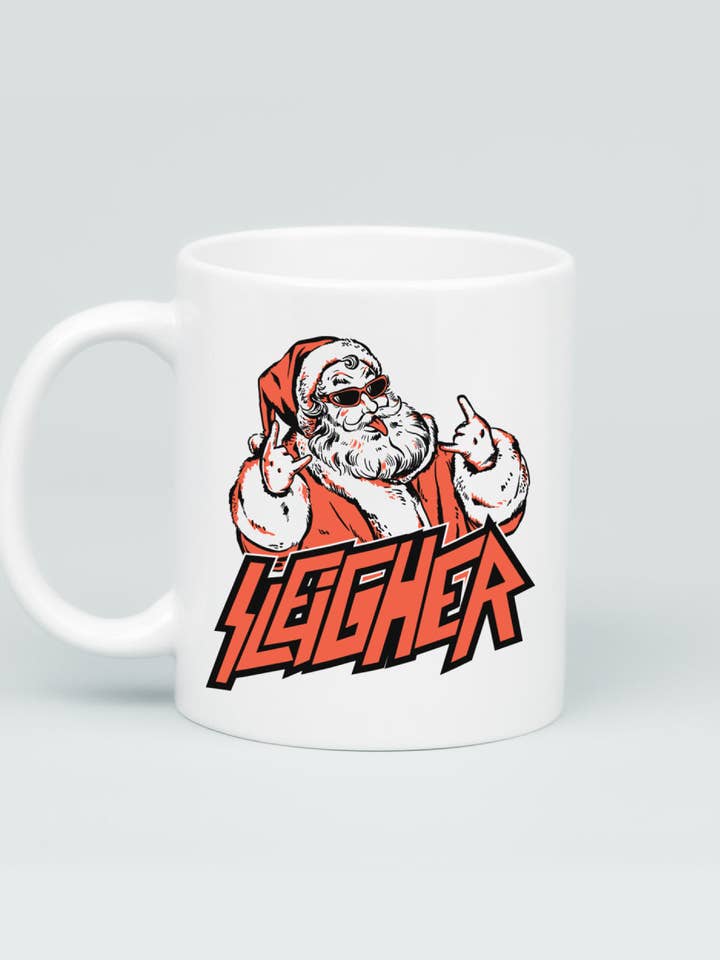 Santa Sleigher Mug for wholesale by Threadheads