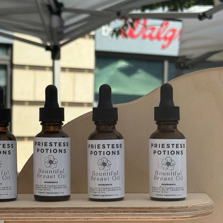 Bountiful Breast Oil for wholesale by Priestess Potions