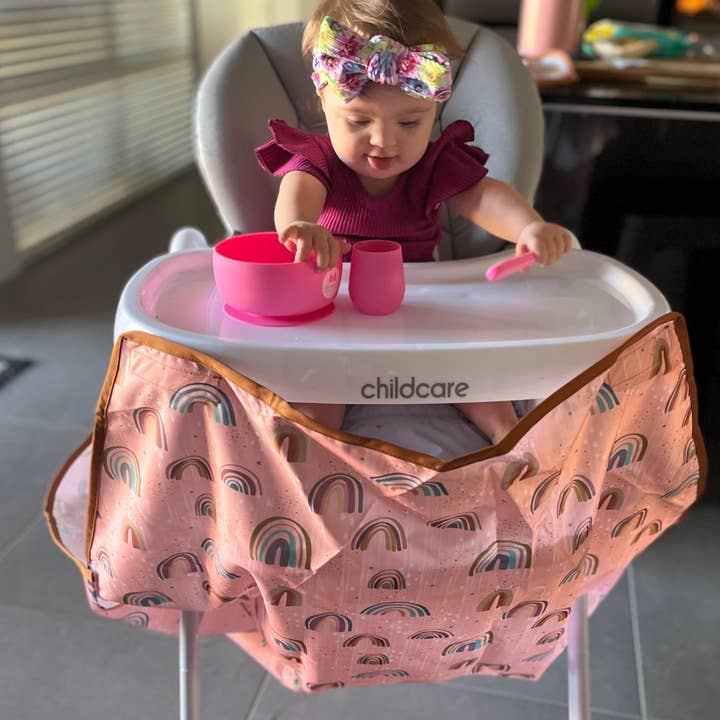 Mumma's Little Helpers - Wholesale Highchair –Baby - High Chair Food Catcher - Rainbows5