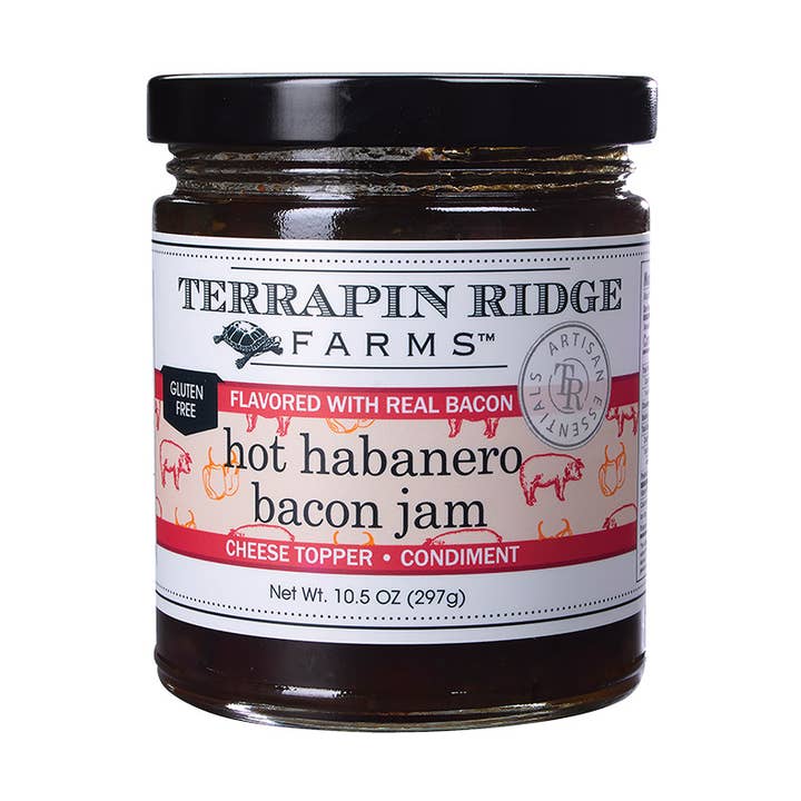 Hot Habanero Bacon Jam for wholesale by Terrapin Ridge Farms