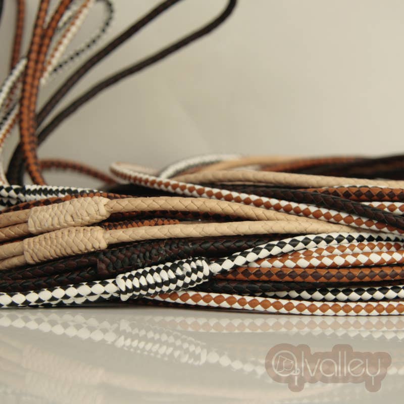 Alvalley - Wholesale Pet Leash - Dog - Braided Leather Snap Leads128