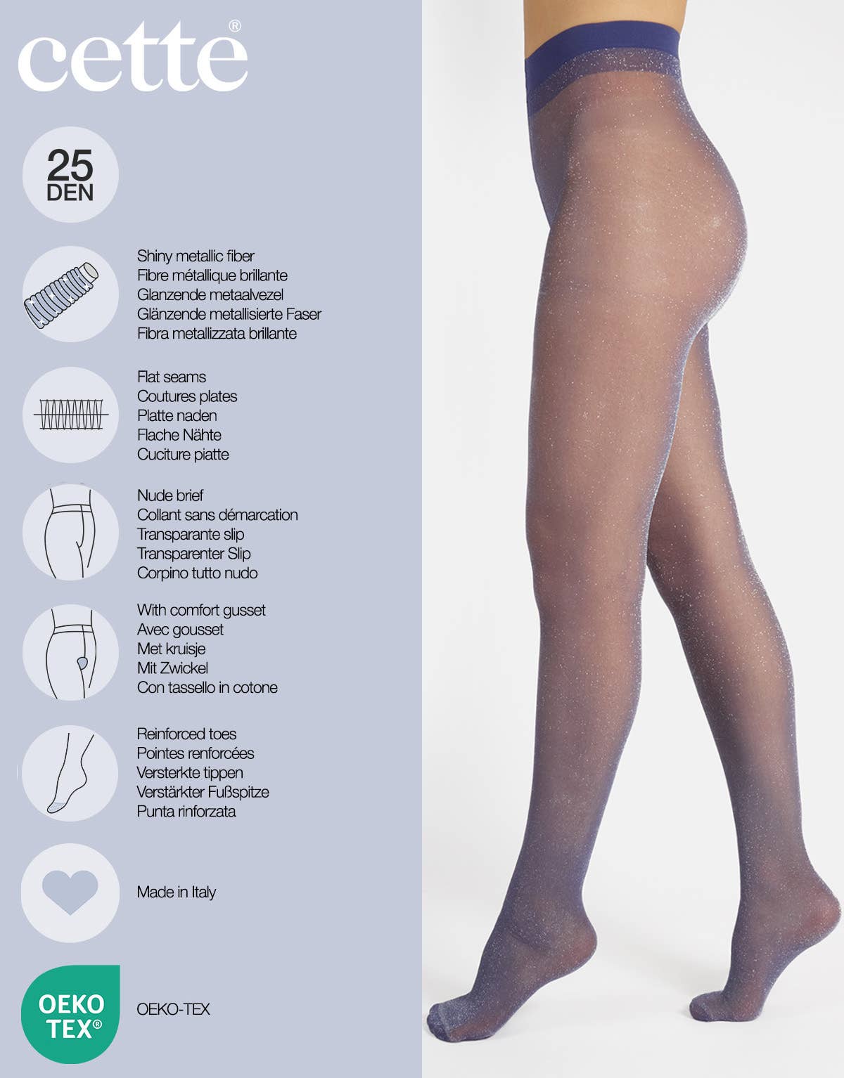 Cette - Wholesale Tights - Women's - Lurex Tights, Shiny Tights, , Sheer Tights9