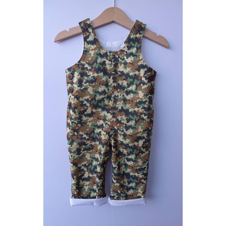 Woodland Camouflage Rompers for wholesale by Yoyo Children's Wear