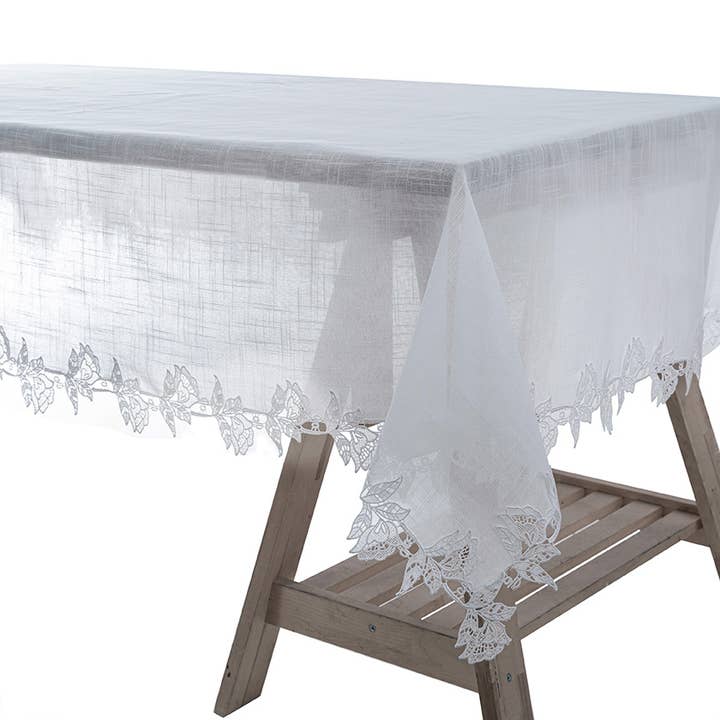 Xia Home Fashions & Manor Luxe - Wholesale Tablecloth - Gorgeous lace roses Table Cloth6