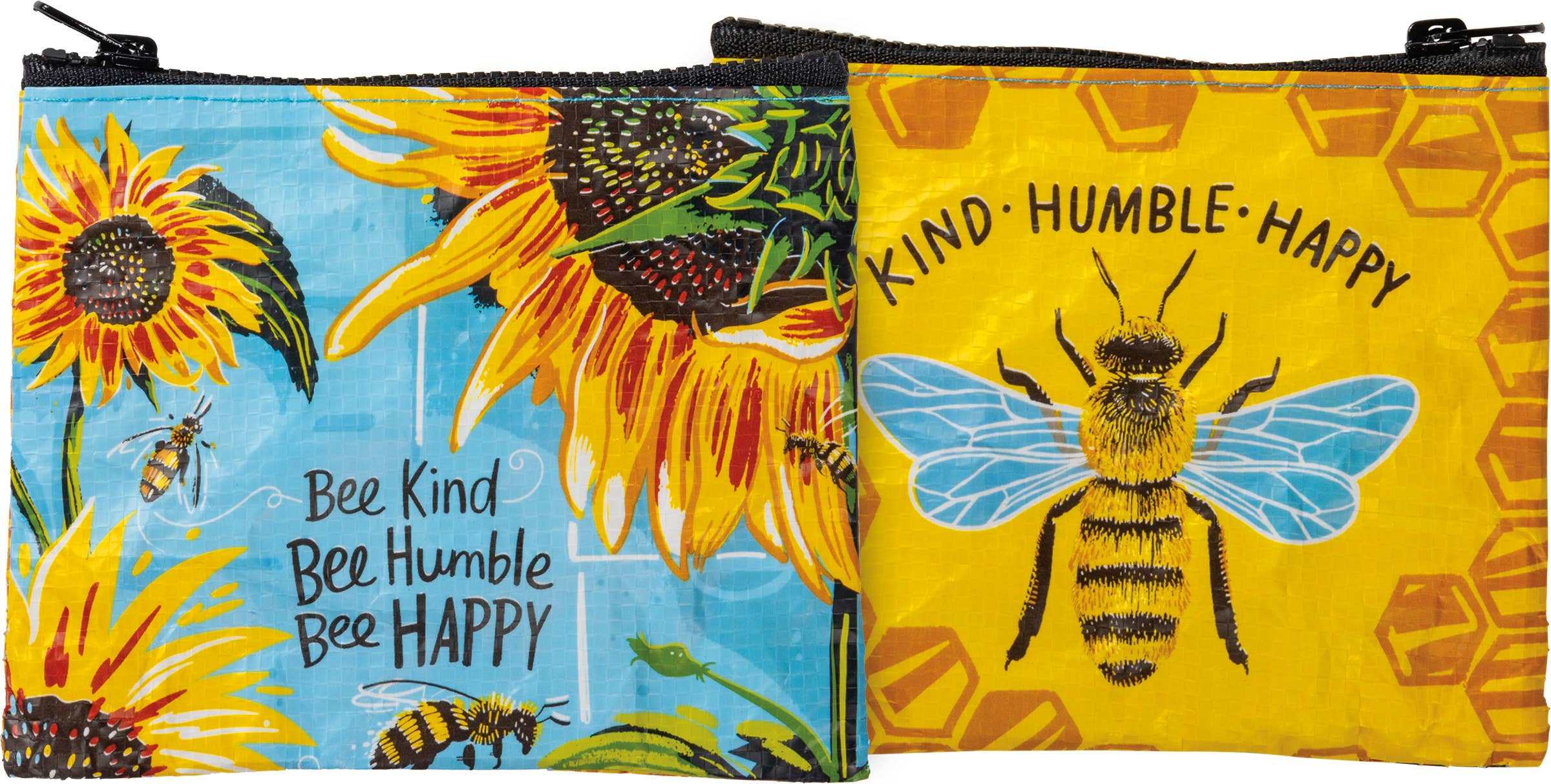 Primitives by Kathy - Wholesale Tote Bag - Unisex - Bee Kind Bee Humble Bee Happy Zipper Wallet0