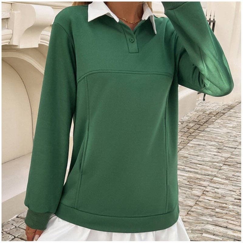 UZ Wholesale Store – wholesale Dress – Women's – Relaxed Loose Fit Color Block Sweater Dress5