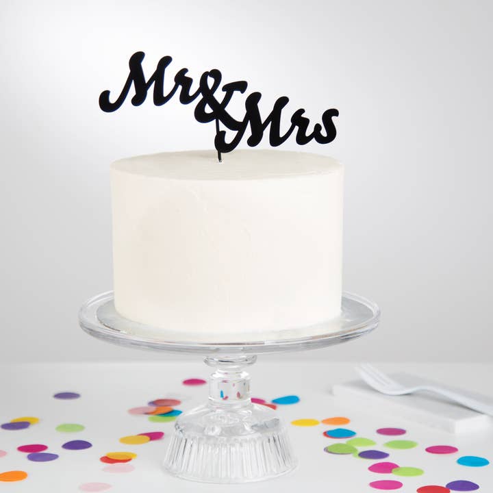 Mr And Mrs Wedding Cake Topper for wholesale by Twenty-Seven Enterprises Ltd