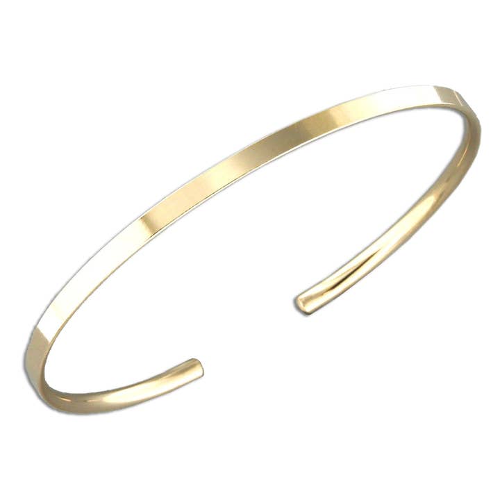 2.5mm Flat Cuff Bracelet for wholesale by Mark Steel Jewelry