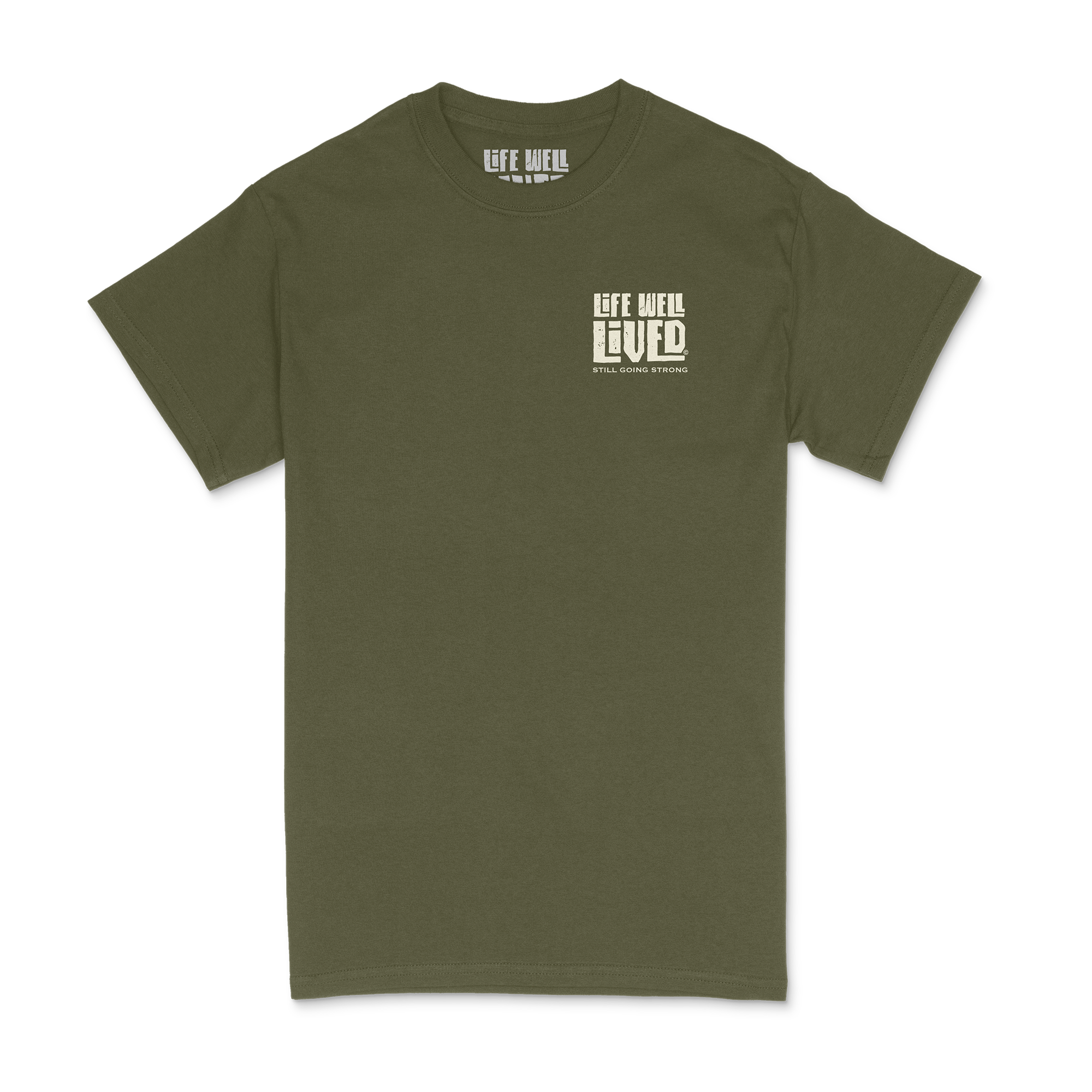 Life Well Lived – wholesale Screen printed t-shirt – Men′s – Gone Fishing T-Shirt2