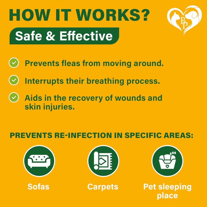Beloved Pets - Wholesale Pet Flea/Tick Spray - Natural Flea and Tick Home Spray for Dogs, Cats & Ferret - Mosquito, Bug Repellent & Carpet Flea Killer - Pet Pest Control & House Flea Treatment Indoor - Organic Prevention for Safe