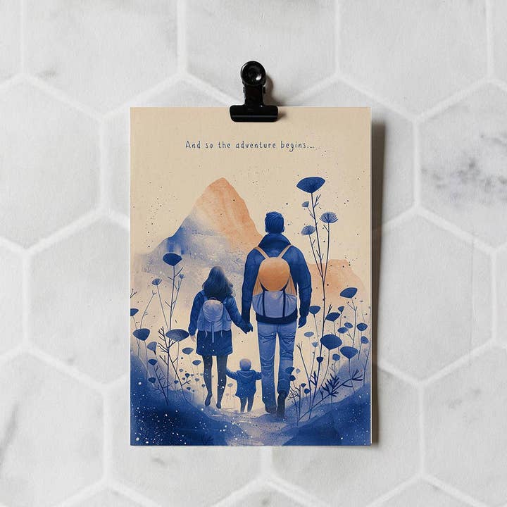 Botanopia - gifts , decor and cards for plant lovers - Wholesale Baby Card - And so the adventure begins | New Baby Card | Gender Neutral3