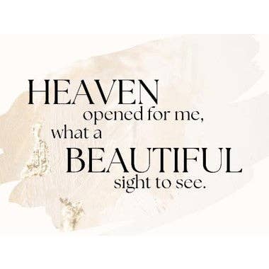 Le paradis s'est ouvert pour moi - Art mural de deuil pour la vente par Roslyn Décor