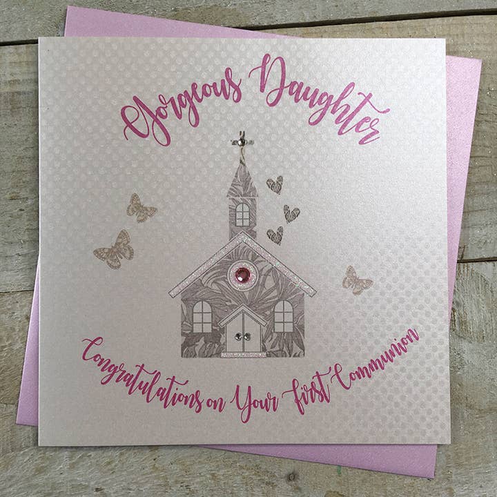 Datter Første Kommunion Kirke (SS239-D) for engroshandel hos White Cotton Cards