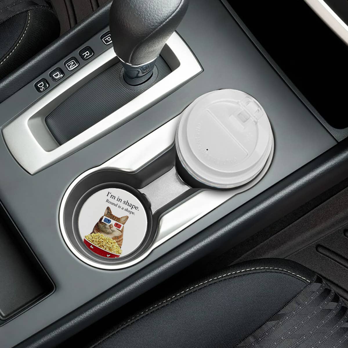 Tipsy Coasters & Gifts - Wholesale Car Coaster - Unisex - Car Coaster I'm in Shape Cat2