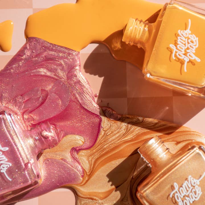 Glam & Grace - Wholesale Nail Polish - Non-Toxic Nail Polish - Marigold4