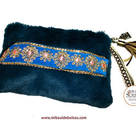 Pochette in pelle «India» per la vendita all'ingrosso da parte di Mi Baúl de Bolsos