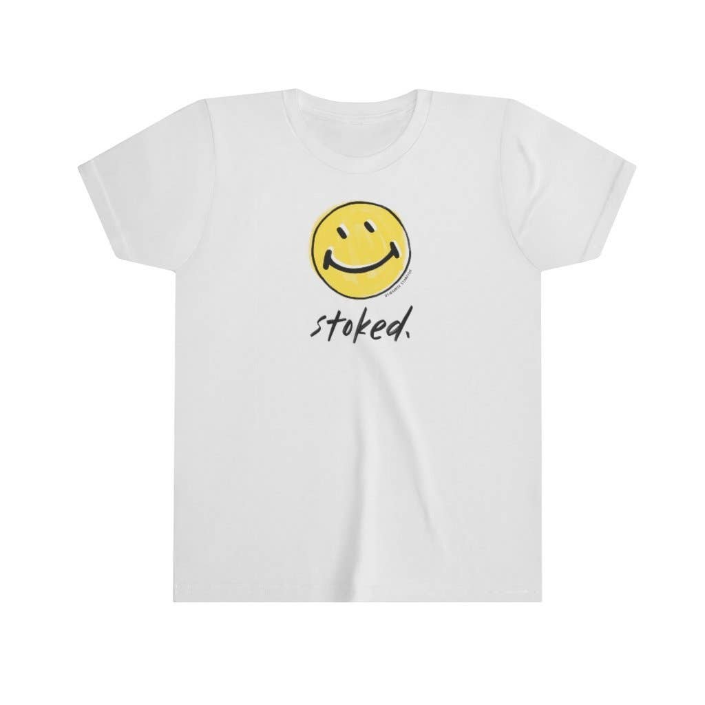 Dynamite Starfish - Wholesale Screen Printed T-Shirt - Kids - Stoked — Youth Kid's Rock Climbing T-Shirt0