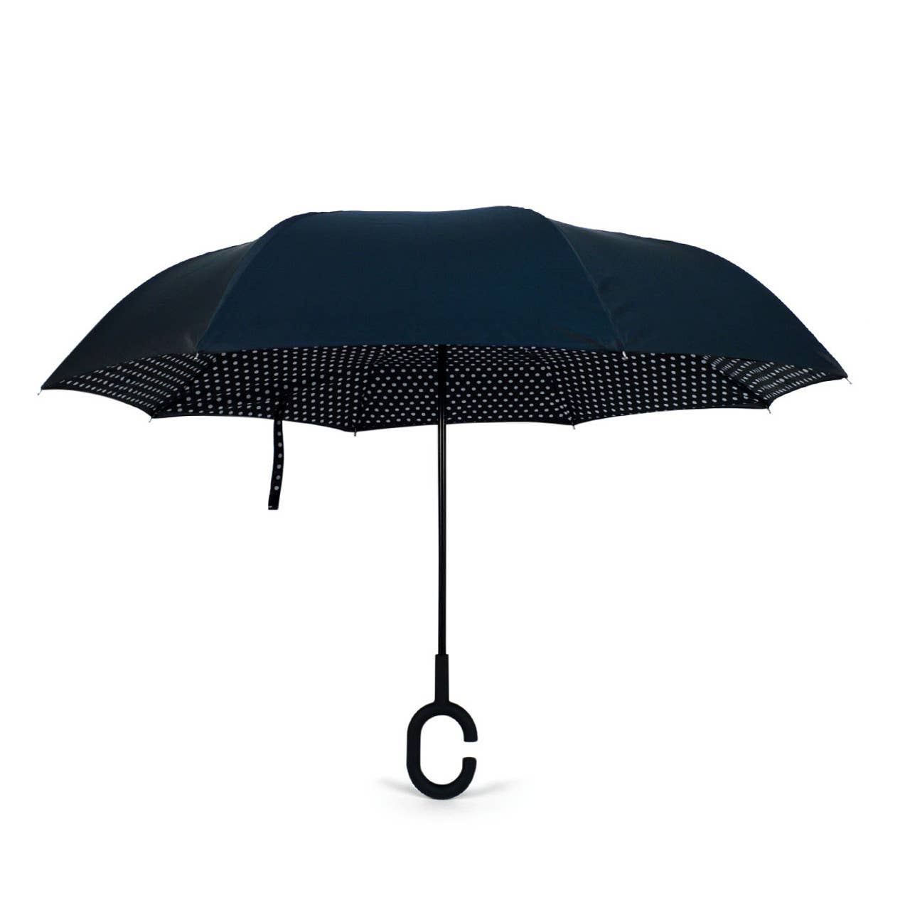 Selini New York - Wholesale Umbrella - Unisex - Polka Dot Double Layer Inverted Umbrella4