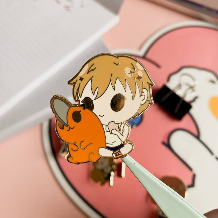 stickersbysuzie - Wholesale Lapel pin/button - Saw Devil Chibi Anime Pins4