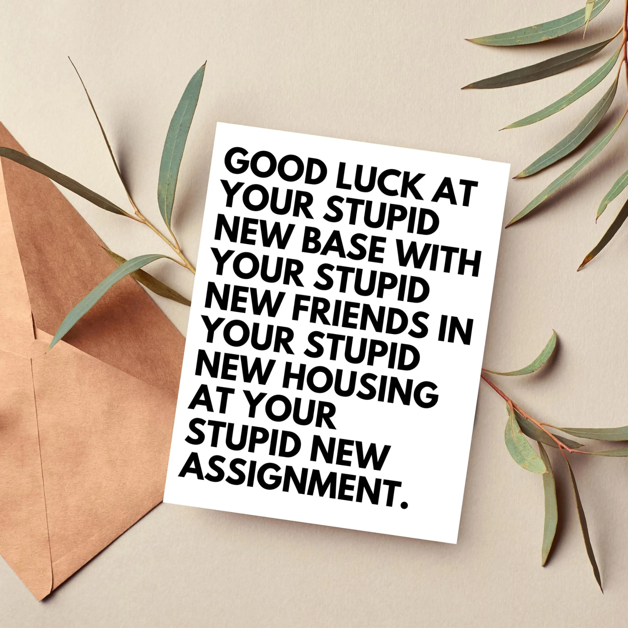 As Told By Ellie - Venta al por mayor Tarjetas de amistad - Tarjeta Militar, Regalo de Despedida para Compañero de Trabajo0