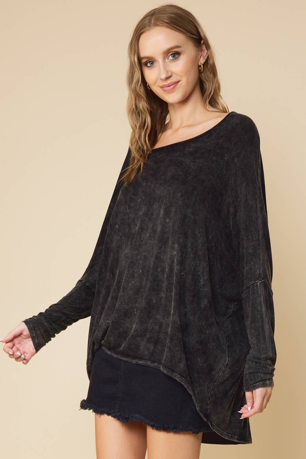 FSL Apparel – wholesale Tunika - Dam – ST3257 - TRÖJA ÖVER STORLEK PLAGG TIE DYE TUNIKA TOPP1