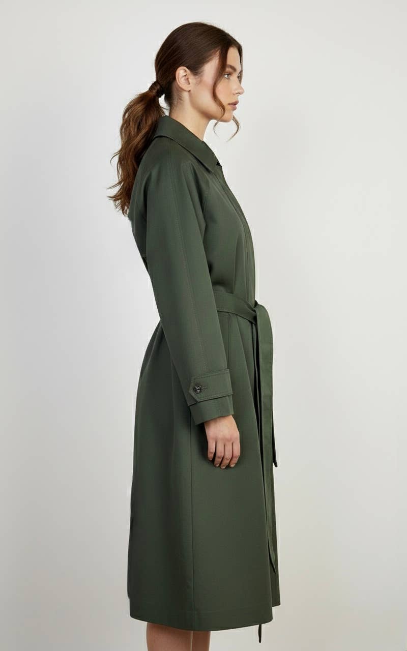 KZELL PARIS - Wholesale Trench Coat - Women's - TRENCH IMPERMÉABLE EN COTON MÉLANGE2