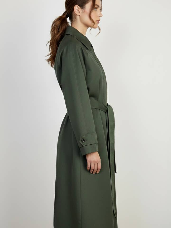 KZELL PARIS - Wholesale Trench Coat - Women's - TRENCH IMPERMÉABLE EN COTON MÉLANGE2