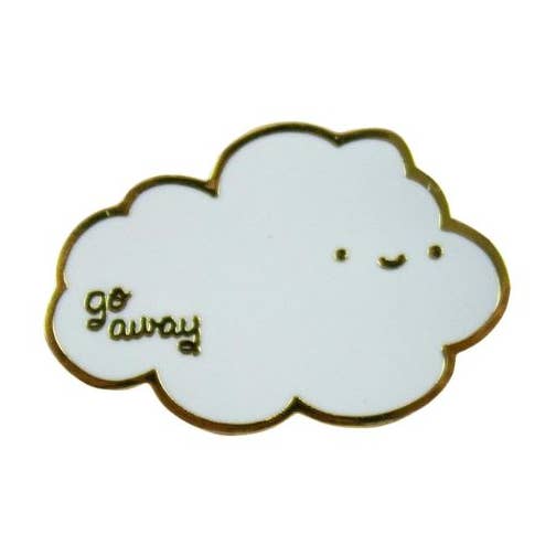 Go Away Cloud - Pin for wholesale by Bobo Design Studio