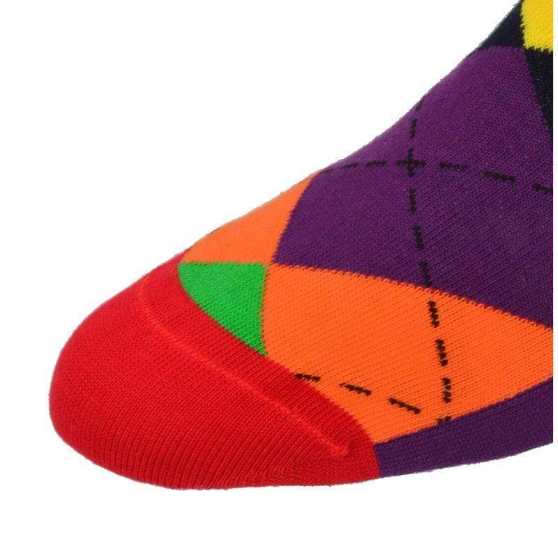 Wear Sierra – wholesale Socks – Men's – Men's Colorful Crew Socks in Combed Cotton (3 Pair Packs)5